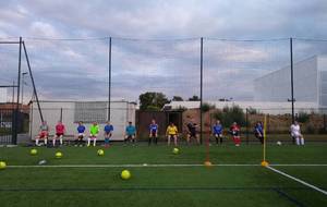 Les filles en reprise et un coach rayonnant ....