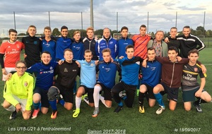 Un groupe élargi des U18 aux U21