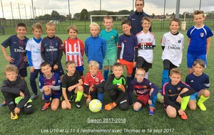 Les U10 - U11 à l'entraînement ...