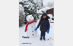 Tous vainqueurs pour le plus beau bonhomme de neige ....