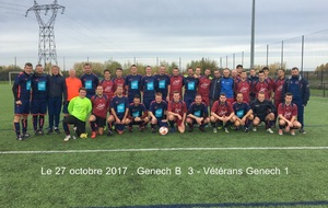 Rencontre amicale entre les B et les vétérans ...le gagnant l'ESG !!