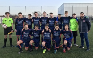 Très belle victoire des U17 en coupe des Flandres ...