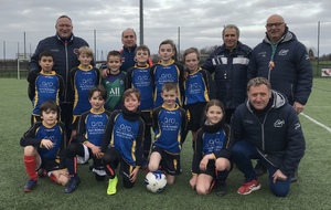 Les U10 ont fait honneur à leur coach ....