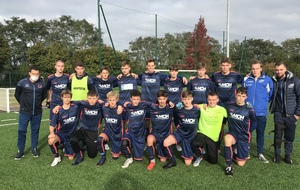 Victoire 2-1 des U18 en Gambardella à Avion....