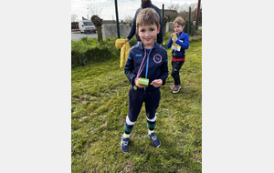 Bravo Elio ,médaillé aux Foulées de Genech .