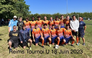 U18 en tournoi à Reims . Une équipe pétillante qui remporte la coupe du fair-play !!