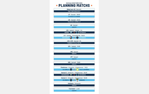 Planning week-end 21-22 octobre