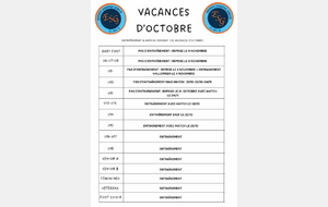 Programme vacances scolaires