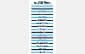 Planning week end 27-28 janvier