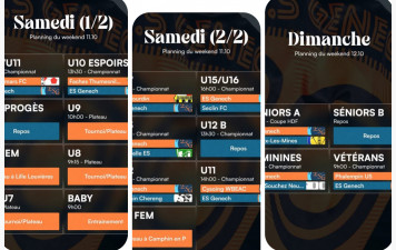 Planning 11-12 oct