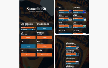 Planning week end 5/6 décembre