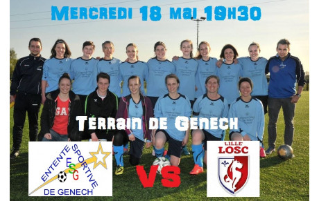 Genech- LOSC B ce mercredi à 19h30 ...
