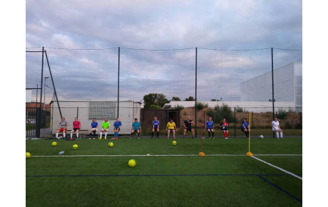 Les filles en reprise et un coach rayonnant ....