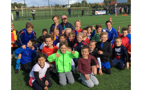 Dans le vent !! Les débutants ont repris l'entraînement ...