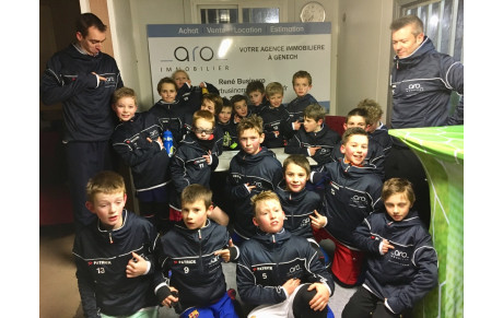 Les U10 - U11 ont reçu leur équipement ...