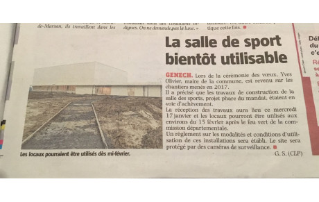 La Salle des Sports en point de mire ....