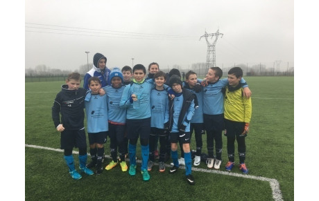 Les U13 en grande forme ce samedi 20 Janvier 2018 ...