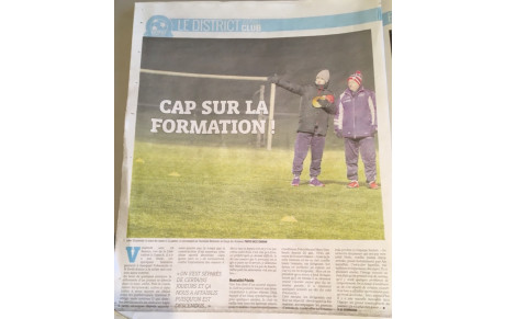 L' ES Genech à la une de la Voix des Sports