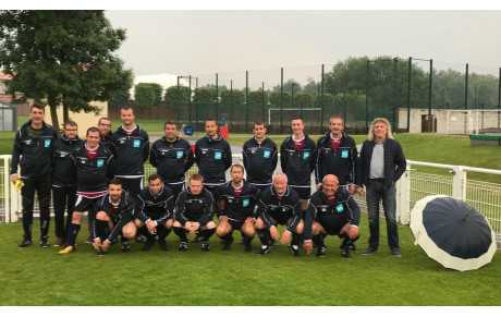 Nos vétérans ont emboîté le pas des  U9 à Luchin ce mercredi ....