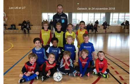 Les débutants U6 et U7 le pied au plancher ....
