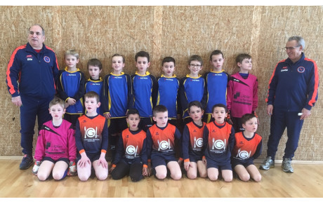 Les U9 brillent à la salle de sports ...