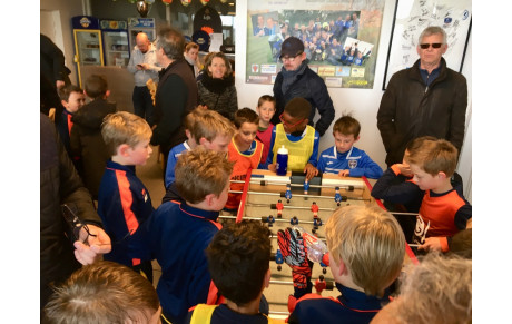 Les U8 et U9 dans le vent ....