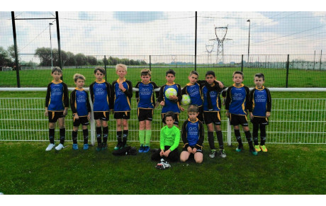 Les U11 , déroute à Merignies...