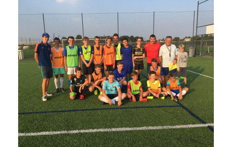 Les U16 à fond dans la préparation de la saison ..