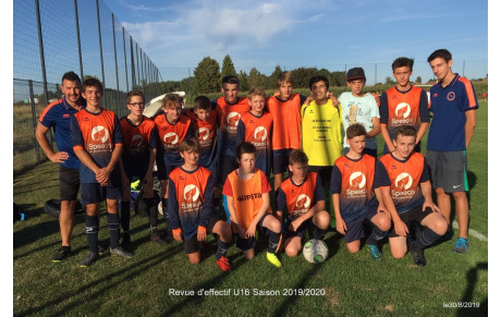 Revue d'effectif U16 face à Anhiers .....