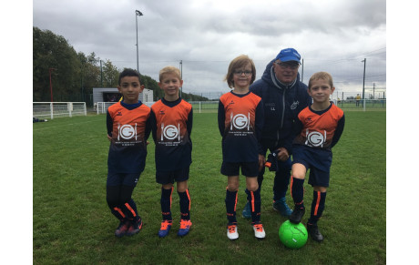 Les U8 en effectif réduit à Mérignies ....