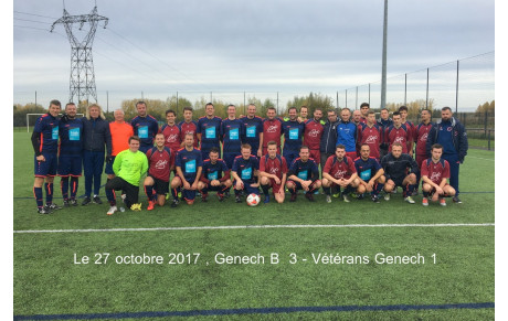 Rencontre amicale entre les B et les vétérans ...le gagnant l'ESG !!