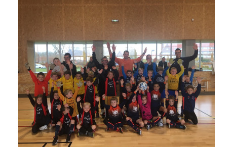 Plateau en salle pour les U8 réussi ....