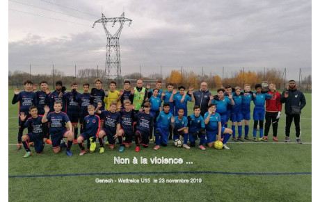 Victoire des U15 face à Wattrelos ....