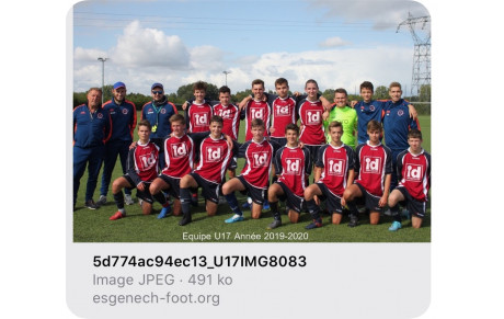 Les U17 ont fait acte de solidarité pour leur équipier Alexandre ....