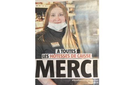 Aux hôtesses de caisse....