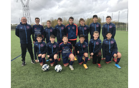 Belle victoire des U15 en amical ce mercredi face à Camphin
