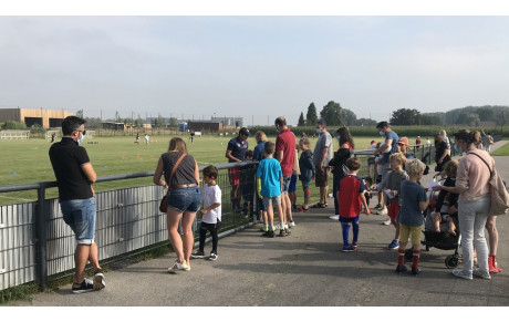 Les débutants reprennent l’entraînement ….