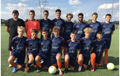 Premier match officiel = Victoire 6-2 pour les U 16