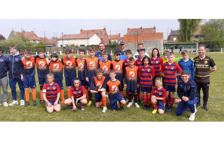 Les U13 sur le podium ..