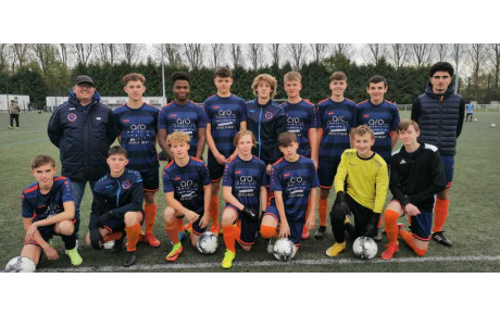 Les U17 gagnent 2-0 à Trith …
