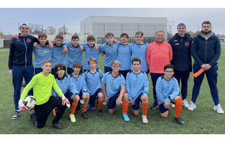 Les U14 gagnent le derby face à Bersee