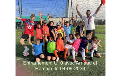 Les U 10 de retour au Stade …