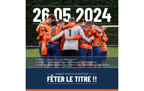 Fêter le titre …