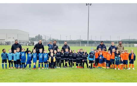 Les U7 en plateau à Genech …