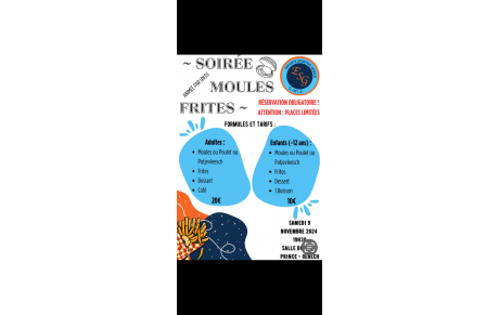 Soirée moules frites 2024-2025