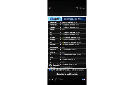 Programme des 7 et 8 mars 2026