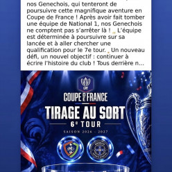 Tirage Coupe de France , le verdict est tombé